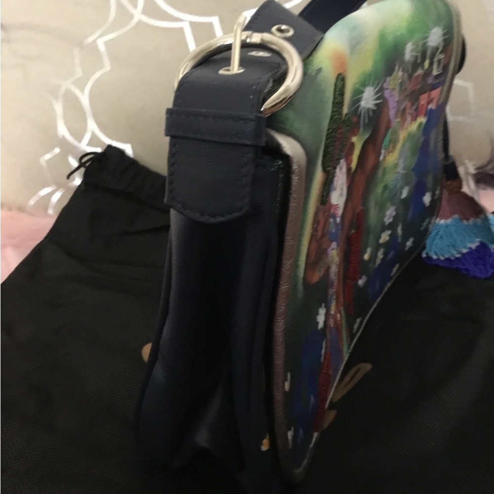 NWT Disney MAD HATTER Limited Edition Leather Sharif Shoulder Bag - Picture 4 of 14
